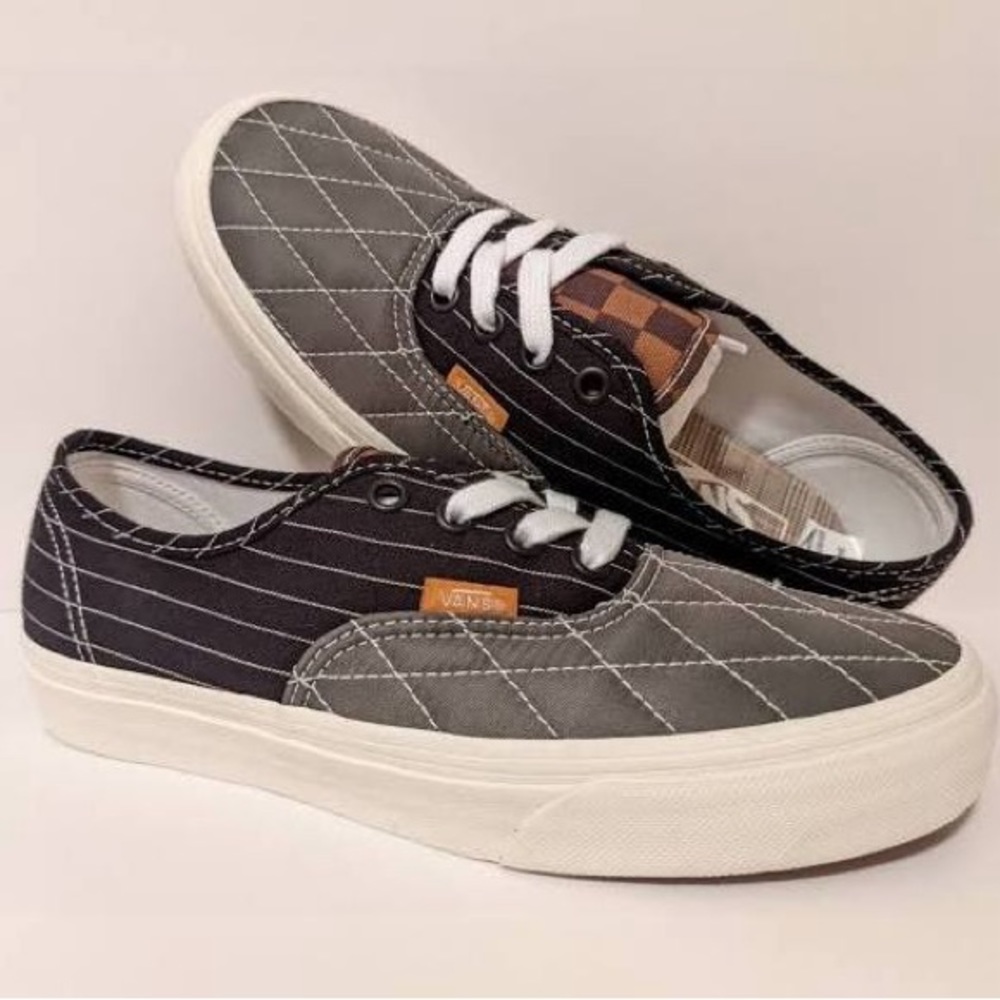 Vans Authentic Mixed Utility US Skate Shoes Pinstripe/Multi (men’s 8/wmns 9.5)